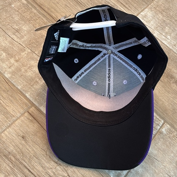 Adidas Black and Purple Kings Cap. NWT - Picture 3 of 4